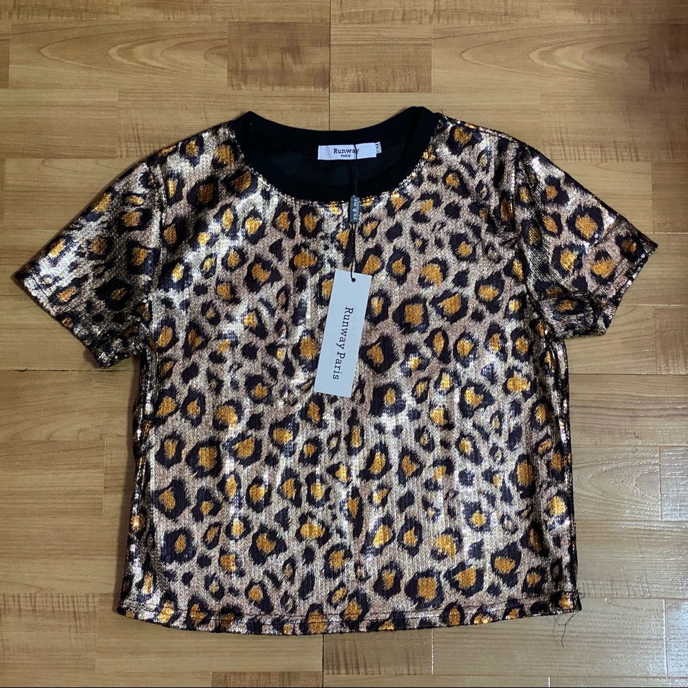 Leopard Print Short Sleeve